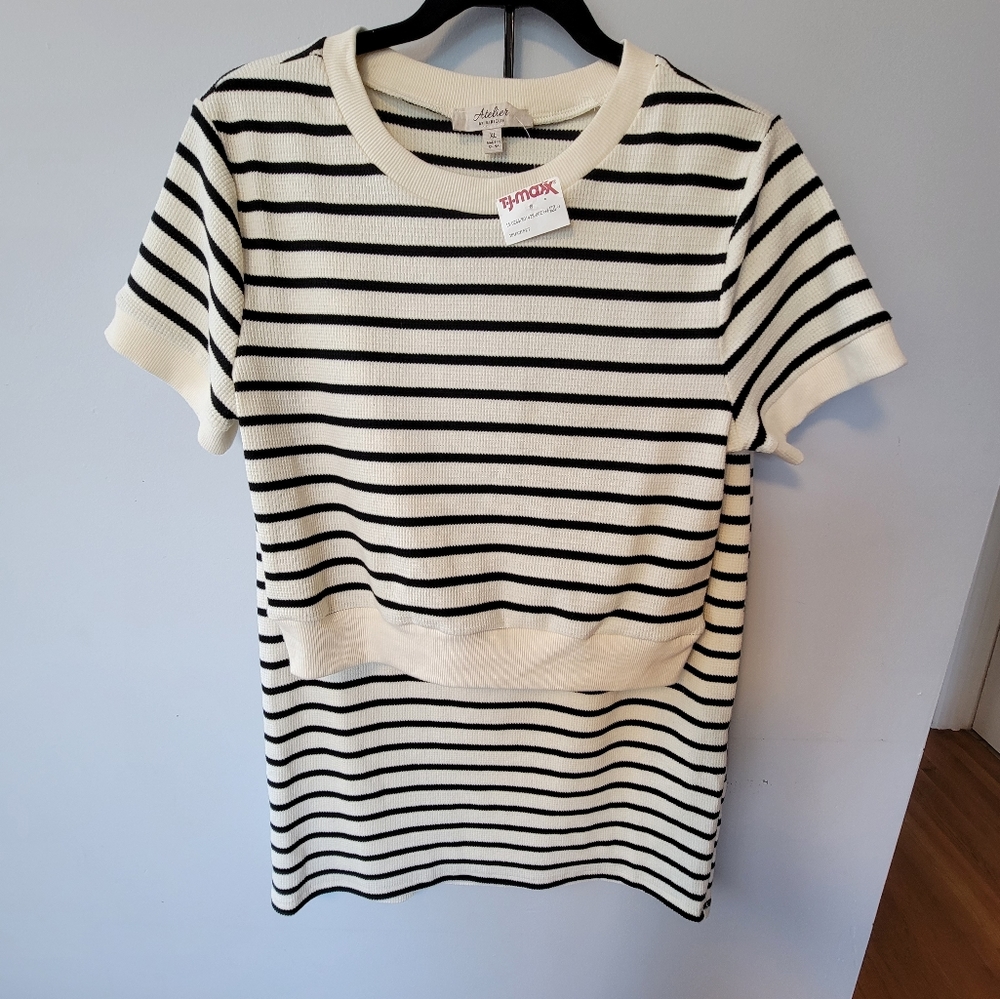 XL/NWT BY ATELIER TWO PIECE SET/ TOP AND SKIRT.